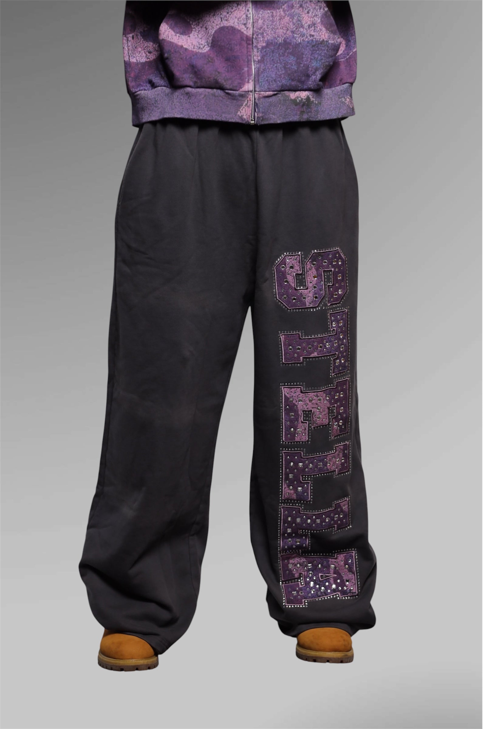 Purple Pixel Camo Sweats